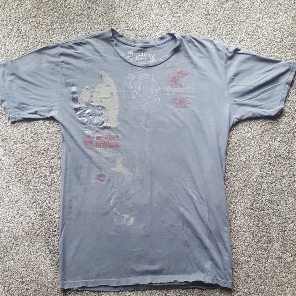 Men's L Monarchy Tee Shirt